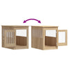 Dog Crate Furniture Sonoma Oak 55x80x68 cm Engineered Wood