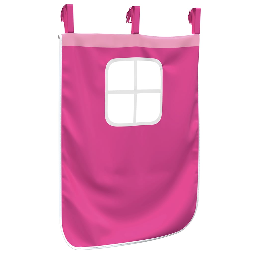 Curtains for Loft Bed with Tunnel and Tower Pink
