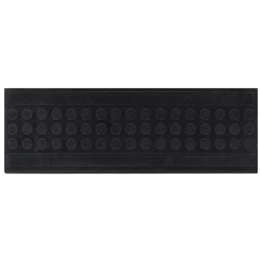 Stair Treads 10 pcs 25x75 cm Rubber