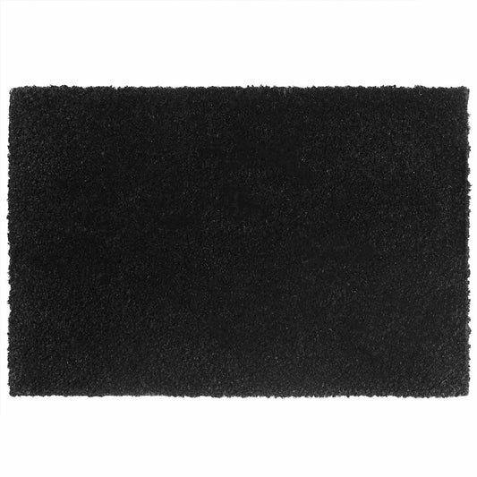 Door Mat Black 40x60 cm Tufted Coir