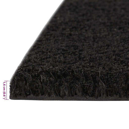 Door Mats 5 pcs Black 40x60 cm Tufted Coir
