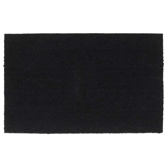 Door Mat Black 50x80 cm Tufted Coir