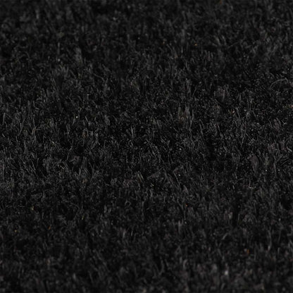 Door Mat Black 100x300 cm Tufted Coir
