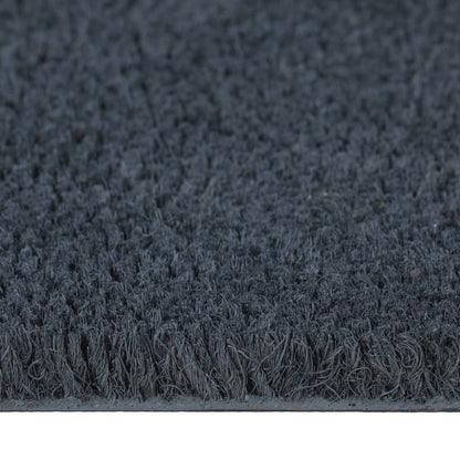 Door Mats 2 pcs Dark Grey 40x60 cm Tufted Coir