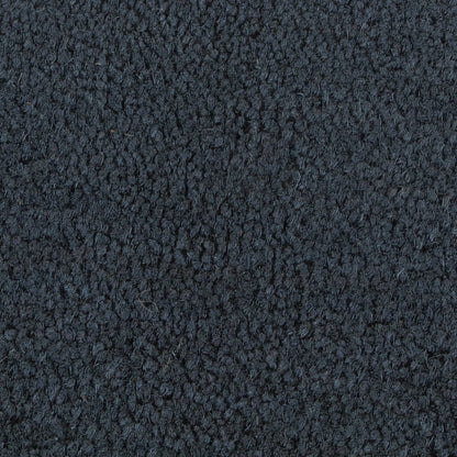 Door Mat Dark Grey Half Round 40x60 cm Tufted Coir