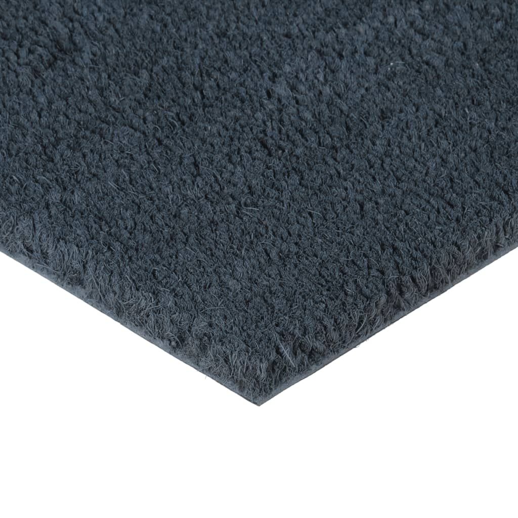 Door Mat Dark Grey 50x80 cm Tufted Coir