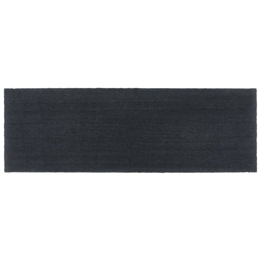 Door Mat Dark Grey 100x300 cm Tufted Coir