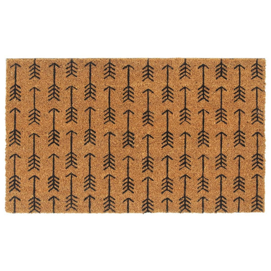 Door Mat Natural 45x75 cm Tufted Coir
