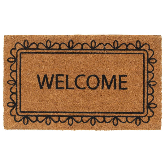 Door Mat Natural 45x75 cm Tufted Coir