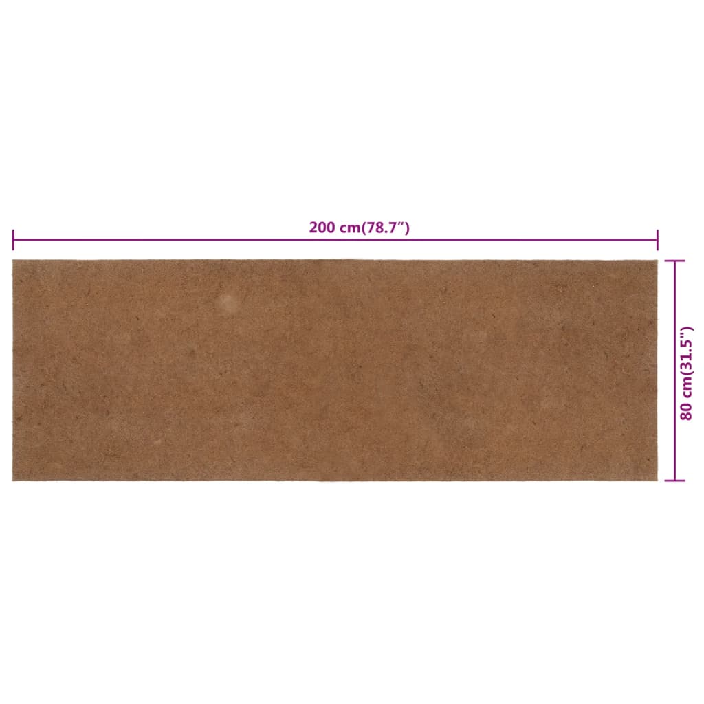 Mattress Pad 80x200 cm Coir