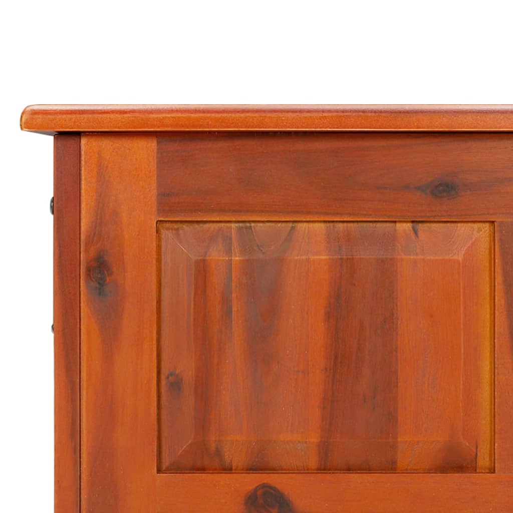 Storage Chest Brown Solid acacia wood, engineered wood Ample
