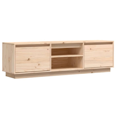 TV Cabinet 140x35x40 cm Solid Wood Pine