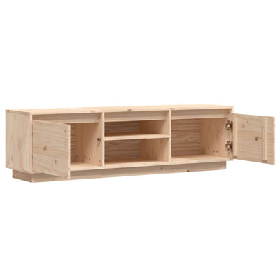 TV Cabinet 140x35x40 cm Solid Wood Pine