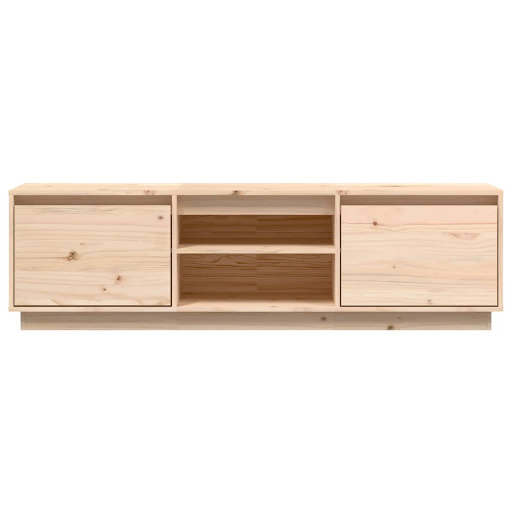 TV Cabinet 140x35x40 cm Solid Wood Pine