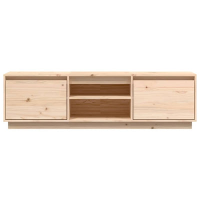 TV Cabinet 140x35x40 cm Solid Wood Pine