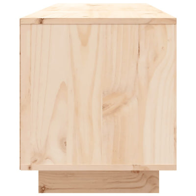 TV Cabinet 140x35x40 cm Solid Wood Pine