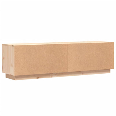 TV Cabinet 140x35x40 cm Solid Wood Pine