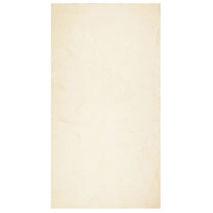 Rug HUARTE Short Pile Soft and Washable Cream 60x110 cm