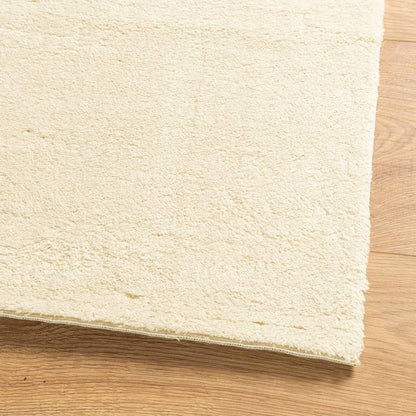 Rug HUARTE Short Pile Soft and Washable Cream 80x200 cm
