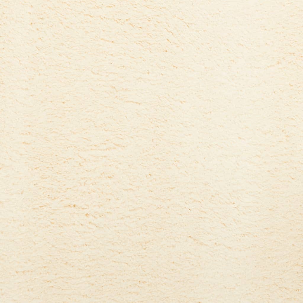 Rug HUARTE Short Pile Soft and Washable Cream 120x170 cm