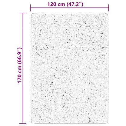 Rug HUARTE Short Pile Soft and Washable Cream 120x170 cm