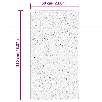 Rug HUARTE Short Pile Soft and Washable Sand 60x110 cm
