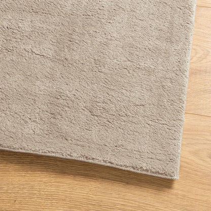 Rug HUARTE Short Pile Soft and Washable Sand 80x200 cm