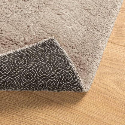 Rug HUARTE Short Pile Soft and Washable Sand 80x200 cm