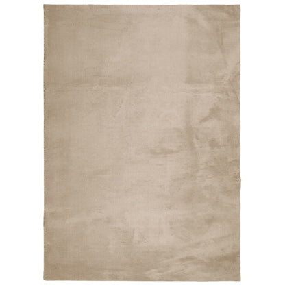 Rug HUARTE Short Pile Soft and Washable Sand 200x280 cm