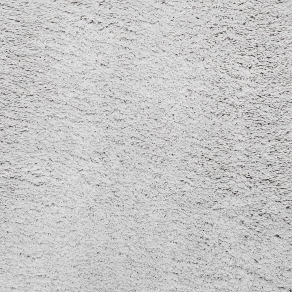 Rug HUARTE Short Pile Soft and Washable Grey Ø 120 cm