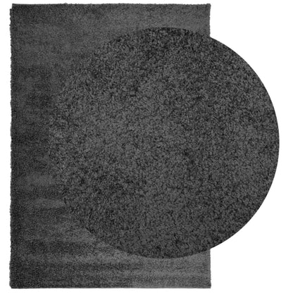 Shaggy Rug "PAMPLONA" High Pile Modern Anthracite 120x170 cm