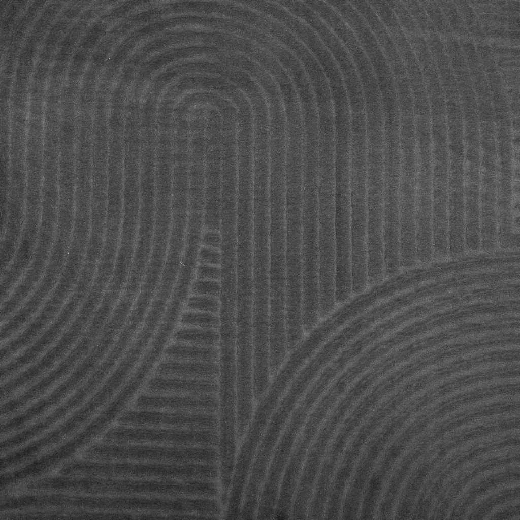 Rug IZA Short Pile Scandinavian Look Anthracite 80x150 cm