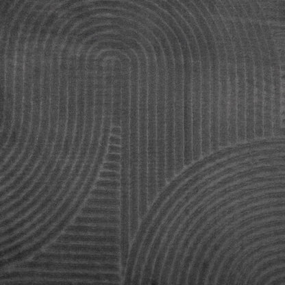 Rug IZA Short Pile Scandinavian Look Anthracite 160x230 cm