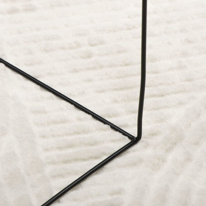 Rug IZA Short Pile Scandinavian Look Cream 100x200 cm