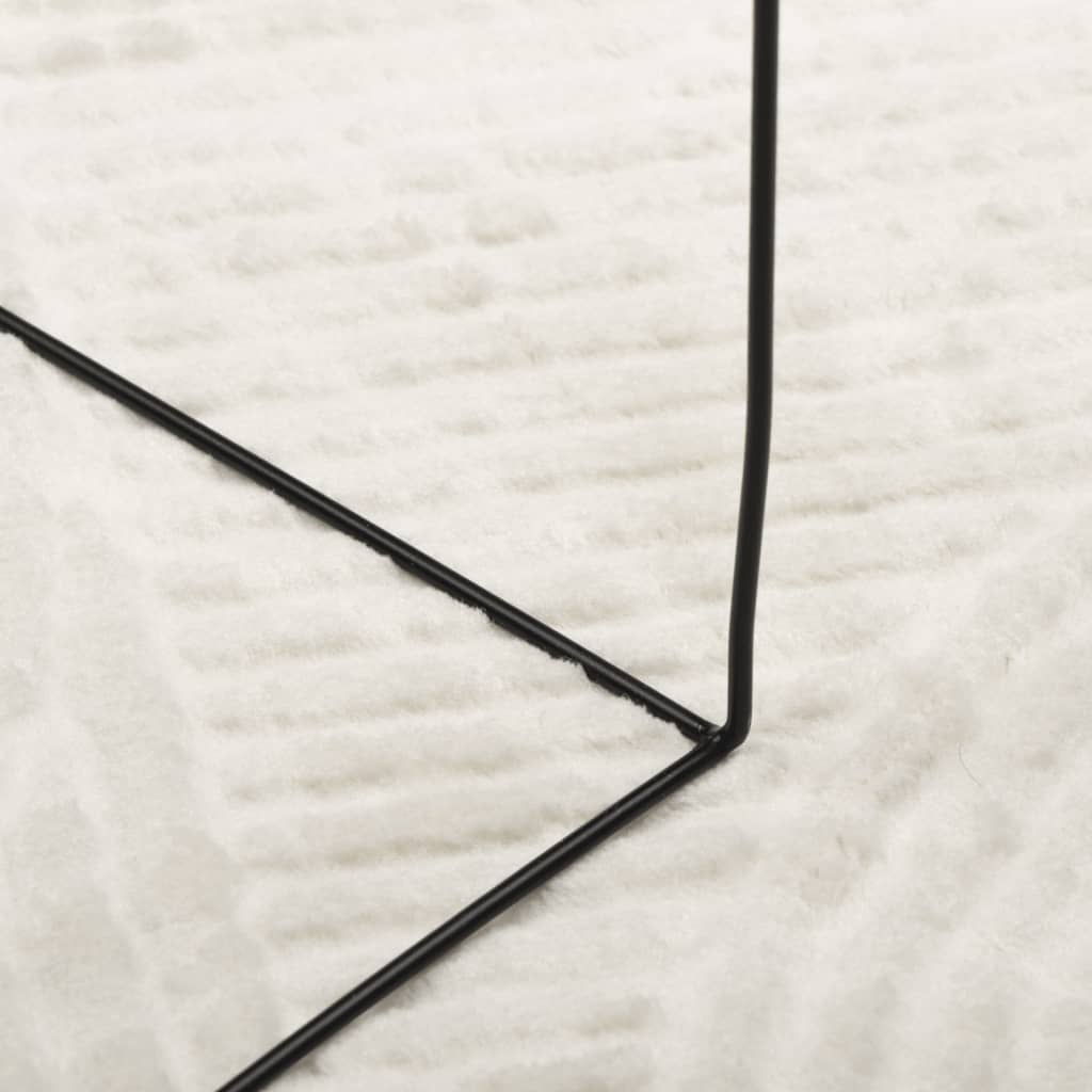 Rug IZA Short Pile Scandinavian Look Cream 240x340 cm