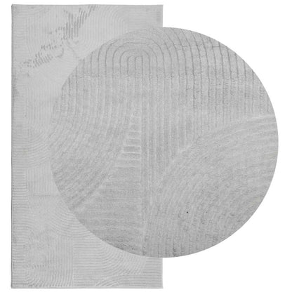 Rug IZA Short Pile Scandinavian Look Grey 80x150 cm