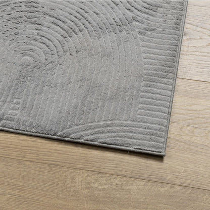 Rug IZA Short Pile Scandinavian Look Grey 200x280 cm