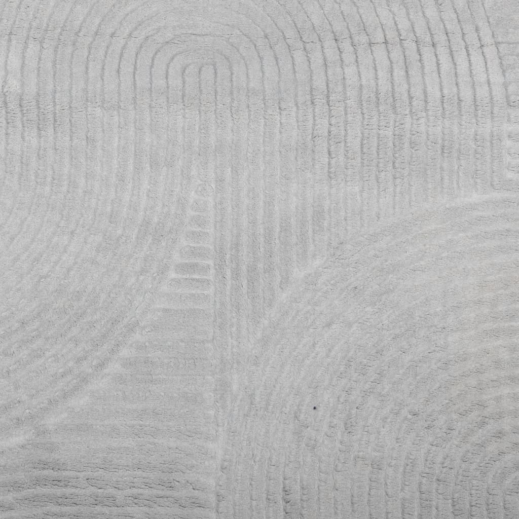 Rug IZA Short Pile Scandinavian Look Grey 240x340 cm