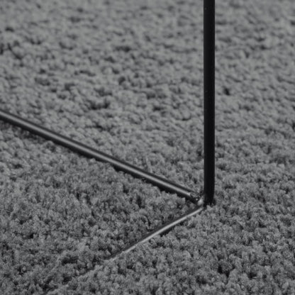Rug OVIEDO Short Pile Anthracite 160x230 cm