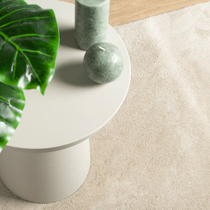 Rug OVIEDO Short Pile Beige 200x200 cm