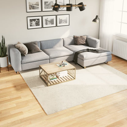 Rug OVIEDO Short Pile Beige 240x240 cm