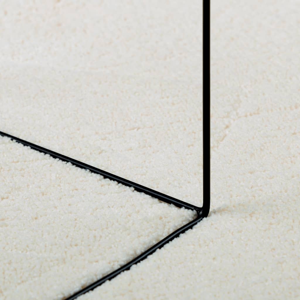 Rug OVIEDO Short Pile Cream 200x280 cm