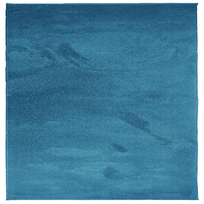 Rug OVIEDO Short Pile Turquoise 240x240 cm