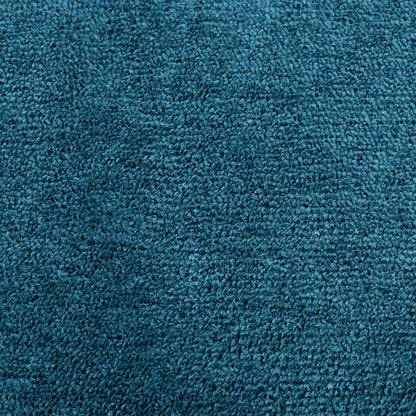 Rug OVIEDO Short Pile Turquoise 240x240 cm