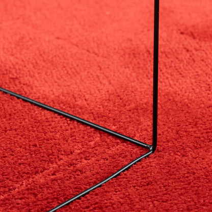 Rug OVIEDO Short Pile Red 160x230 cm