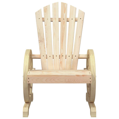 Patio Adirondack Chairs 4 pcs Solid Wood Fir