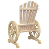 Patio Adirondack Chairs 4 pcs Solid Wood Fir
