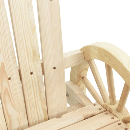 Patio Adirondack Chairs 4 pcs Solid Wood Fir