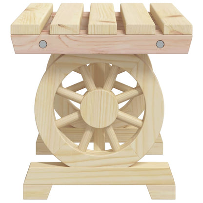 Garden Footstools 2 pcs Solid Wood Fir