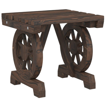 Garden Footstools 2 pcs Solid Wood Fir